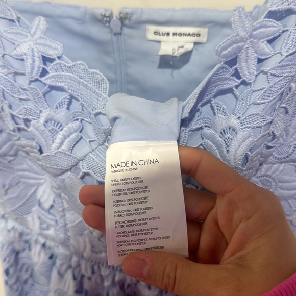 • CLUB MONACO •  Nanhah Blue Lace Midi
6 - Picture 5 of 6